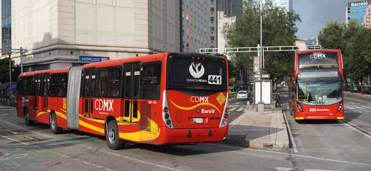 MB Metrobus Alexander Dennis Enviro500MMC 845&  Mercedes Marcopolo 441